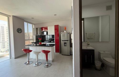 Pozos Colorados Apartment | Edificio Caribe Palma, Cabo Tortuga, Santa Marta