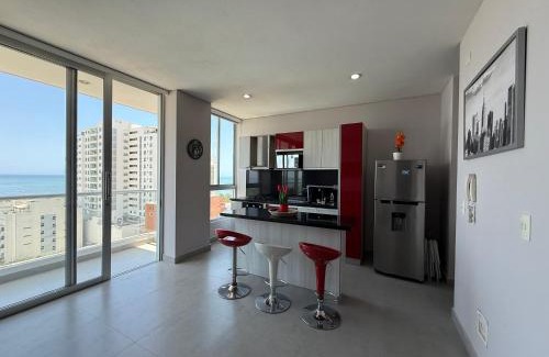 Pozos Colorados Apartment | Edificio Caribe Palma, Cabo Tortuga, Santa Marta