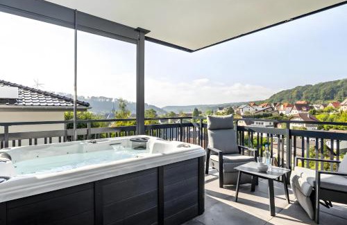Altenbeken Apartment | Egge Resort 7d mit Whirpool u Sauna