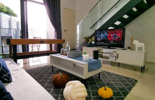 Bandar Tun Razak Apartment | EkoCheras Loft 5 pax, #Snooker #AboveMall #Balcony #FreeCarPark