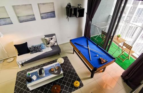 Bandar Tun Razak Apartment | EkoCheras Loft 5 pax, #Snooker #AboveMall #Balcony #FreeCarPark