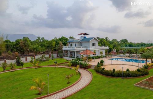 Gaulwadi Villa | Ekostay Gold Palm Estate I Cricket Turf I Rain Dance I 2 Acre Property