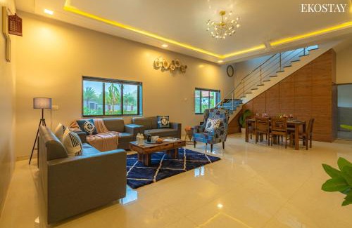 Gaulwadi Villa | Ekostay Gold Palm Estate I Cricket Turf I Rain Dance I 2 Acre Property
