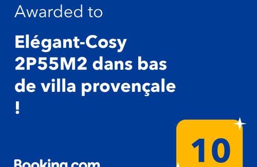 Villeneuve-Loubet Apartment | Elégant-Cosy 2P55M2 dans bas de villa provençale !