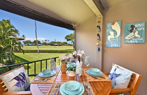 Kaanapali Condo | EL J218 Kaanapali Studio w Ocean Views Pool AC Beach Cabana and Gym