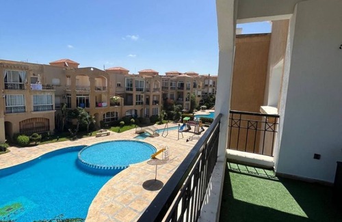 El Mansouria Apartment | El Mansouria Résidence Ricoflores Beach: sea view and swimming pool