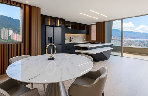 Buenos Aires Apartment | El Poblado Luxury 2 story Penthouse 4BR amazing, spacious with Breathtaking View