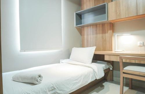 Cikarang Apartment | Elegant 1BR Apartment with Working Space Mustika Golf Residence By Travelio