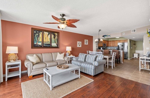 Crescent Beach Condo | Elegant 1st Floor Condo, Hard Wood Floors, Indoor Pool | Crescent Shores - S 109