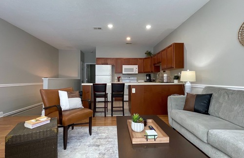 Johnson City House | Elegant 2BR | Modern Amenities & Convenient Flair