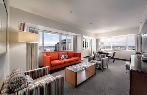 New Tacoma Apartment | Elegant ADA Suite | Top Location + Art Collection