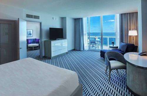 Central Beach Hotel | Elegant Beachfront Room with Spacious Layout Perfect for Your Next Vacation