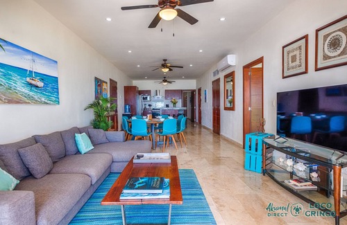 Akumal Condo | Elegant ground level beachfront condo with pool access, AC and WiFi!