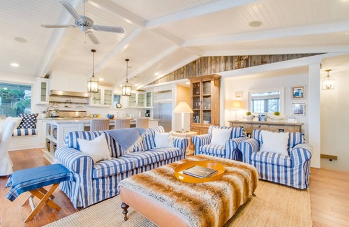 Tolovana Park House | Elegant Home with Game Room, Gourmet Kitchen, & Deck with Ocean View