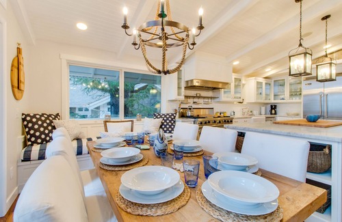 Tolovana Park House | Elegant Home with Game Room, Gourmet Kitchen, & Deck with Ocean View