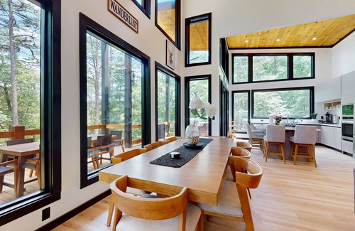 Mineral Bluff Cabin | Elegant home with exceptional outdoor living on the creek