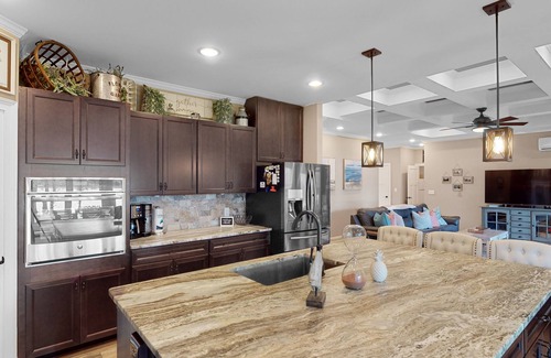 Saluda House | Elegant lakefront home with fast WiFi, large yard & dock