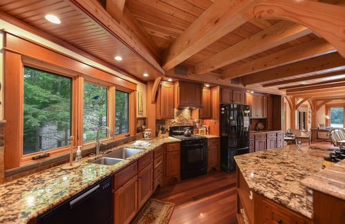 Oakland House | Elegant Lakefront Retreat w/Hot Tub & Fireplaces