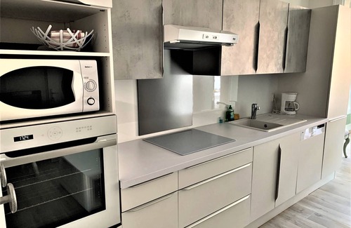 Forges-les-Eaux Apartment | Elegant loft + large patio 800 m from lakes, forest, casino, SPA in NORMANDY
