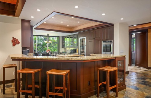 Kaupulehu Condo | Elegant & Serene Wai'ulu Villa 115D w/AC, Resort Pool & Golf Course Views