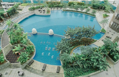 Jakarta Apartment | Elegant Studio at West Vista Apartment with City View