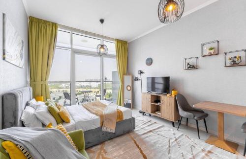 Dubai Apartment | Elegant Studio in Damac Hills - Exclusive Living with Premium Amenities, Managed by Think Realty