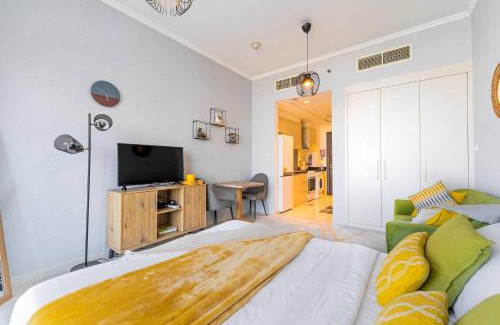 Dubai Apartment | Elegant Studio in Damac Hills - Exclusive Living with Premium Amenities, Managed by Think Realty