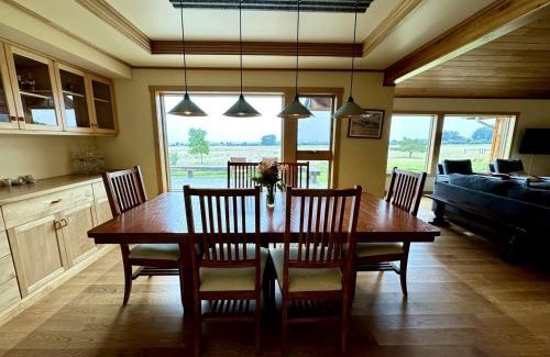 McAllister House | Elegant Vacation Home with Aspen Grove & Mountain Views near Ennis Lake in McAllister, Montana