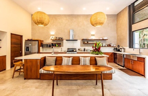 Nosara Villa | elements 5 bedroom Luxury private Villa. 5 min walk to playa Guiones Beach