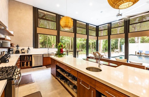 Nosara Villa | Elements 7 bedrooms luxury private villa. 5 min walk to playa Guiones Beach