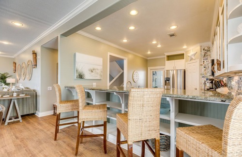 Beachside Village House | Elevator, 2nd row Gulf views, Fenced Yard, 2 Covered Decks & More