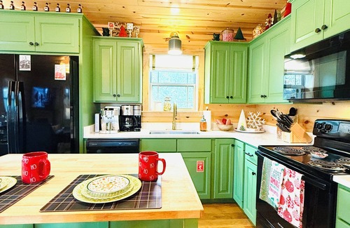 Pigeon Forge Cabin | ELF XMAS! Nothing like it in the area! See Dollywood fireworks! Color everywhere