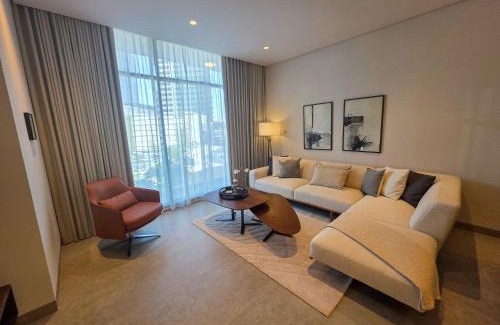 Manama Apartment | Elite 1BR Roka Lounge, Financial Harbour
