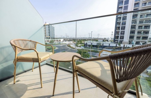 Nad Al Sheba Apartment | Elite LUX Holiday Homes - Upscale Studio in Azizi Riviera Prime Location Dubai
