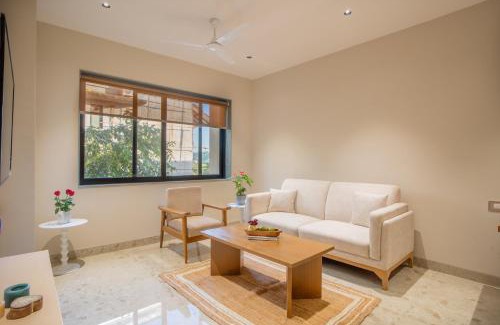 Saipem Apartment | ELIVAAS 1 BHK with Rooftop Pool - Kamerios Verano