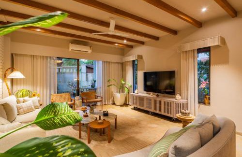 Assagao Villa | ELIVAAS 4 BHK with Pvt Pool - Amado Villa Euphoria