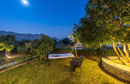 Udaipur District Villa | ELIVAAS Cows & Cuddles 4 BHK with Pvt Pool and Garden