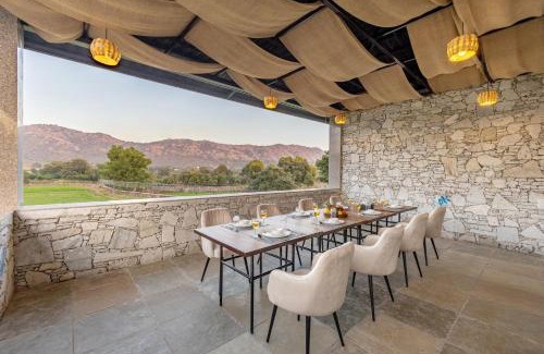 Udaipur District Villa | ELIVAAS Cows & Cuddles 4 BHK with Pvt Pool and Garden