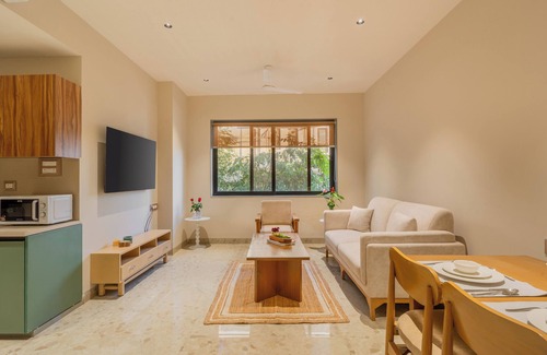 Saipem Apartment | ELIVAAS Kamerios Verano 1 BHK with Pool