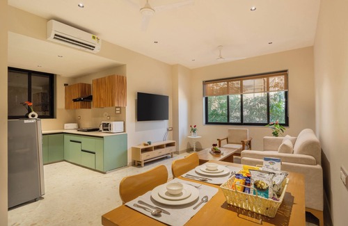 Saipem Apartment | ELIVAAS Kamerios Verano 1 BHK with Pool