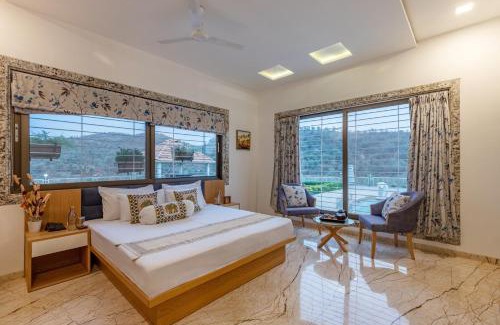 Udaipur Villa | ELIVAAS Shourya Celesta Luxe 3BHK Villa with Pvt Pool, Udaipur