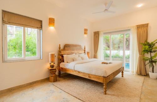 Assagao Villa | ELIVAAS Villa Aarna 3 BHK Villa Near Ozran Beach with Pvt Pool