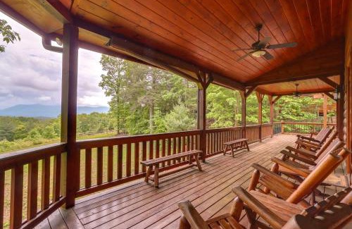 Ellijay House | Ellijay Hideaway with Hot Tub, Views and Game Room!