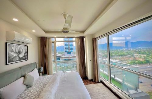 Blue Area Apartment | Elysium-Sky Heights Serviced Apartments Opposite Centaurus Mall Islamabad