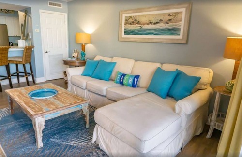 Panama City Beach Condo | Emerald Bch Resort, Oceanfront! 6th Floor! Free Beach Chairs! Starbucks! Skybar!