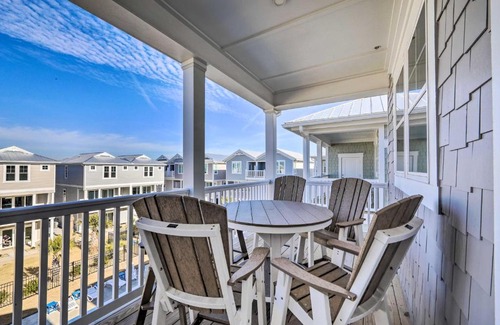 Emerald Isle Apartment | Emerald Isle Condo with Ocean View, Walk to Beach!