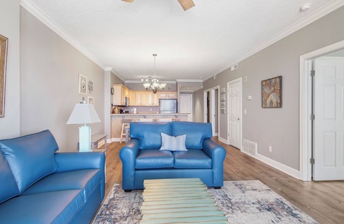 West Panama City Beach Condo | Emerald Isle 1306 - Front row beach chair service included! Affordable rates!