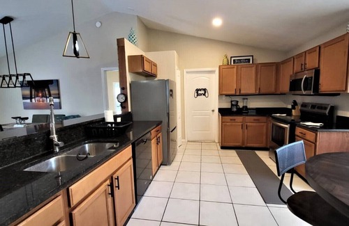 Davenport House | Enchanted Retreat: Pool, BBQ & Game Room