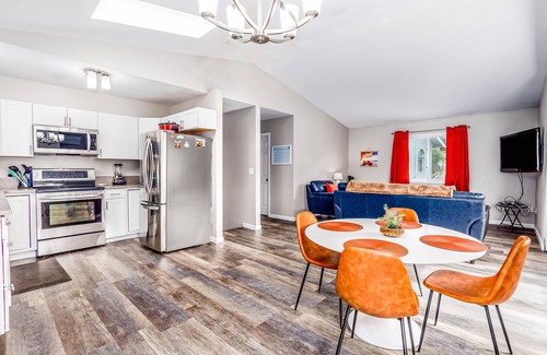 University Area House | Enchanting dog-friendly home with patio, full kitchen, fast WiFi, & washer/dryer