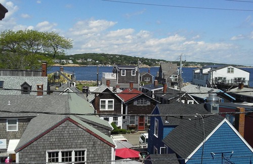 Rockport Condo | Enchanting Harbor Views - Historic Bradley Wharf Bearskin Neck
